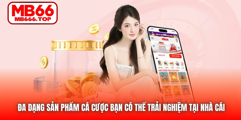 Đa dạng sản phẩm cá cược bạn có thể trải nghiệm tại nhà cái