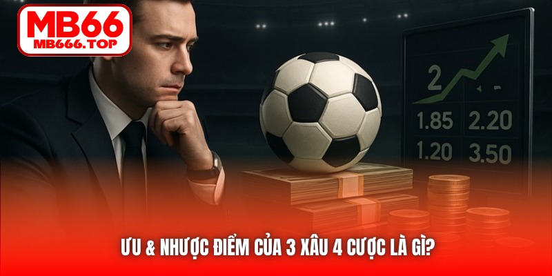 Ưu & nhược điểm của 3 xâu 4 cược là gì?